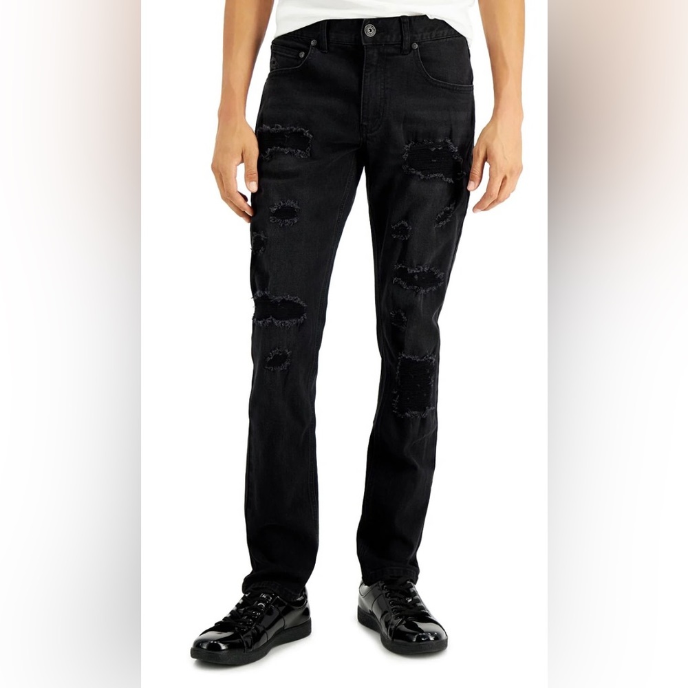 NWT INC International Concepts Men’s Skinny Destroyed Jeans